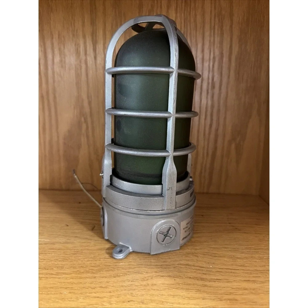 Green Vapor Proof Light VXHA UNILET Form 100-200 Mount & FORM 100 Cage‎ Globe